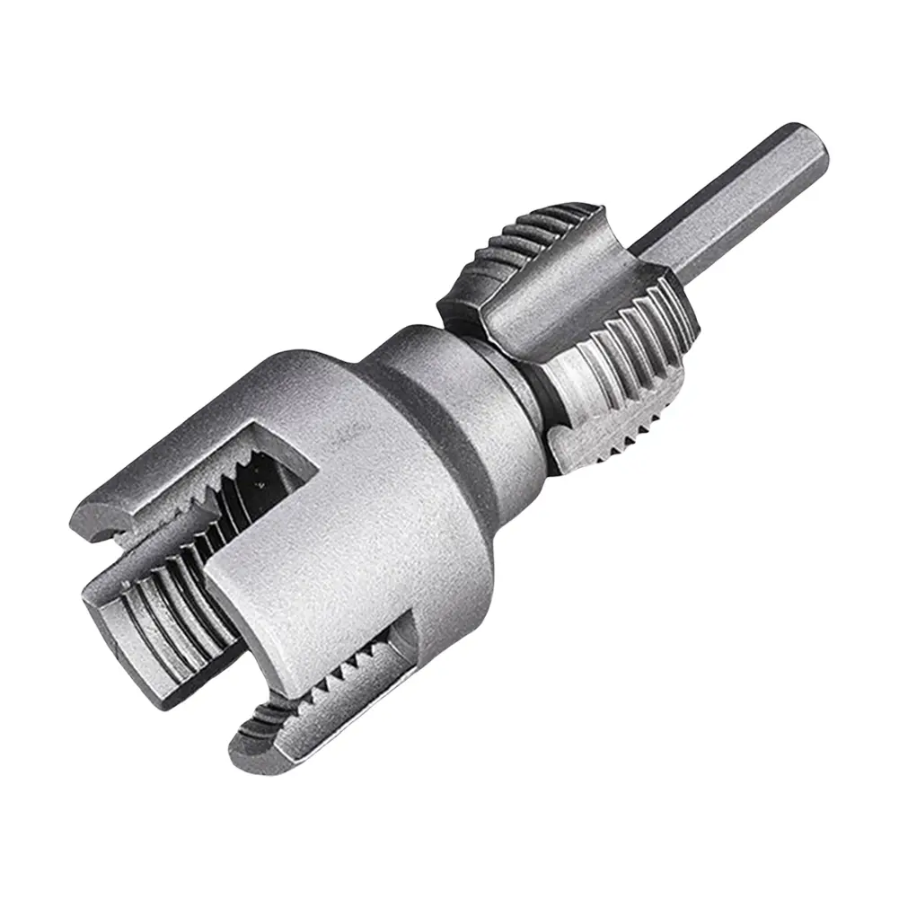 Integrated PVC Pipe Threader 1/2 3/4 Inch Dies Dual-Function Thread Cutting Tool Electric Drill Compatible for PVC Pipe Cutting