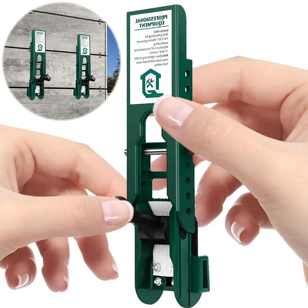 Siding Installation Tools Fiber Cement Siding Tool with Adjustable Reveals Lap Siding Gauge Polycarbonate Body for Home Exterior