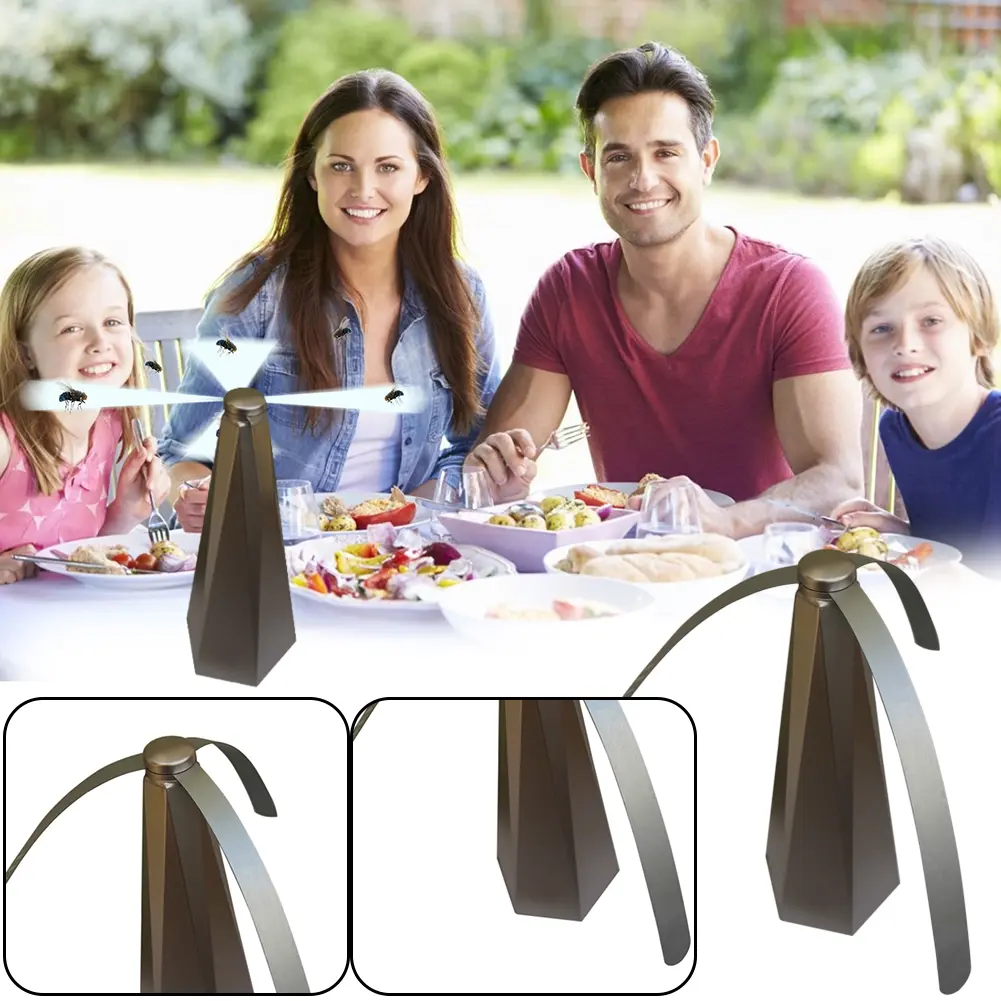 Multi-Functional Automatic Mosquito Repellent Electronic Fly Bug Repellent Fan Outdoor Picnic Meal Household Food