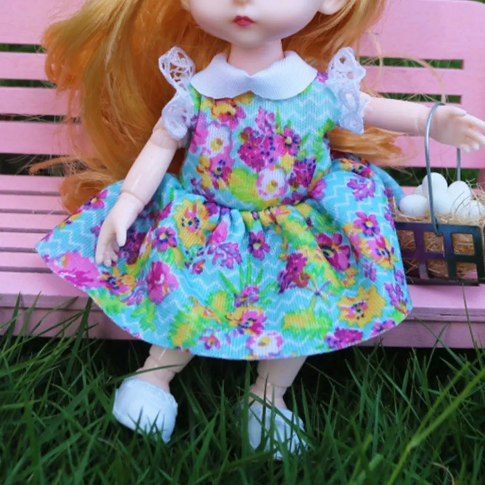 16cm Doll Clothes Fashion High-end Overall Dolls Skirt Suit DIY Dress Up Doll Accessory Best Gifts For Children Girls Toys