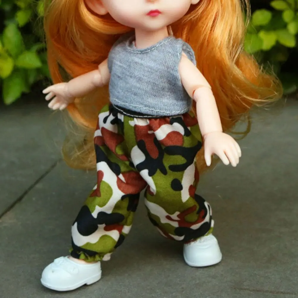 16cm Doll Clothes Fashion High-end Overall Dolls Skirt Suit DIY Dress Up Doll Accessory Best Gifts For Children Girls Toys
