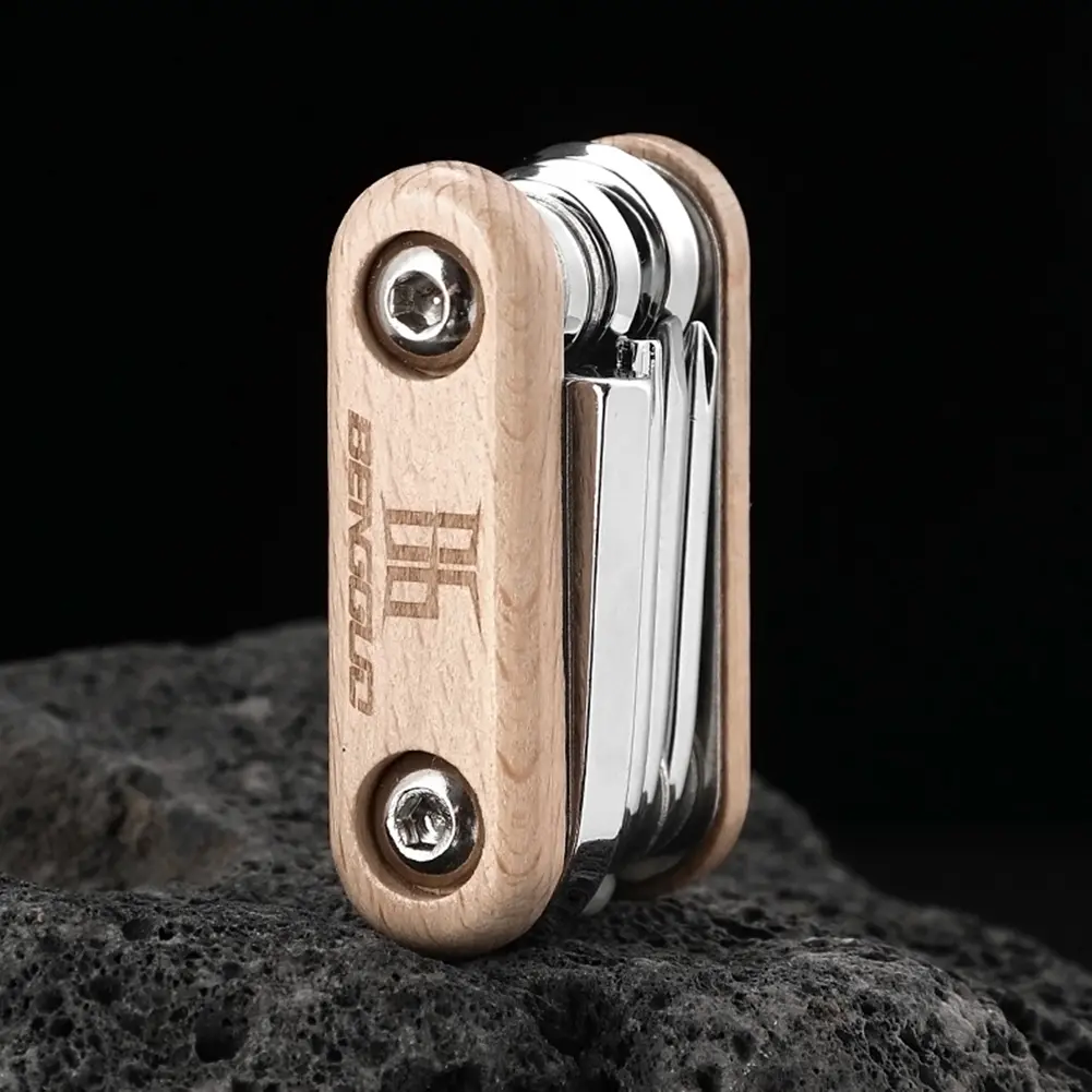 8-in-1 Bicycle Repair Tool Portable Bike Maintenance Tool Mountain Bike Wrench Multi Tools for Cycling Hex Spoke Maintenance