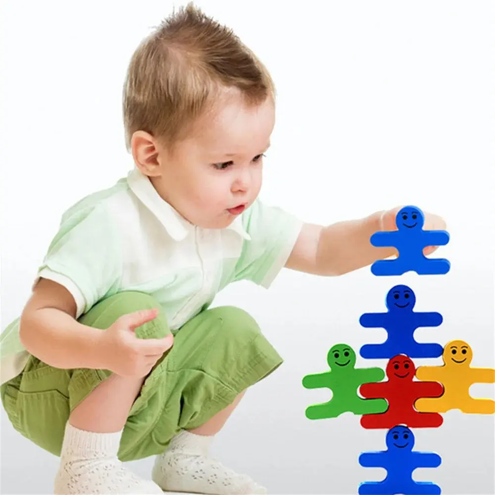 3D Children Wooden Building Blocks Balance Thinking Games Early Learning Montessori Educational Balancing Toys Children Gift