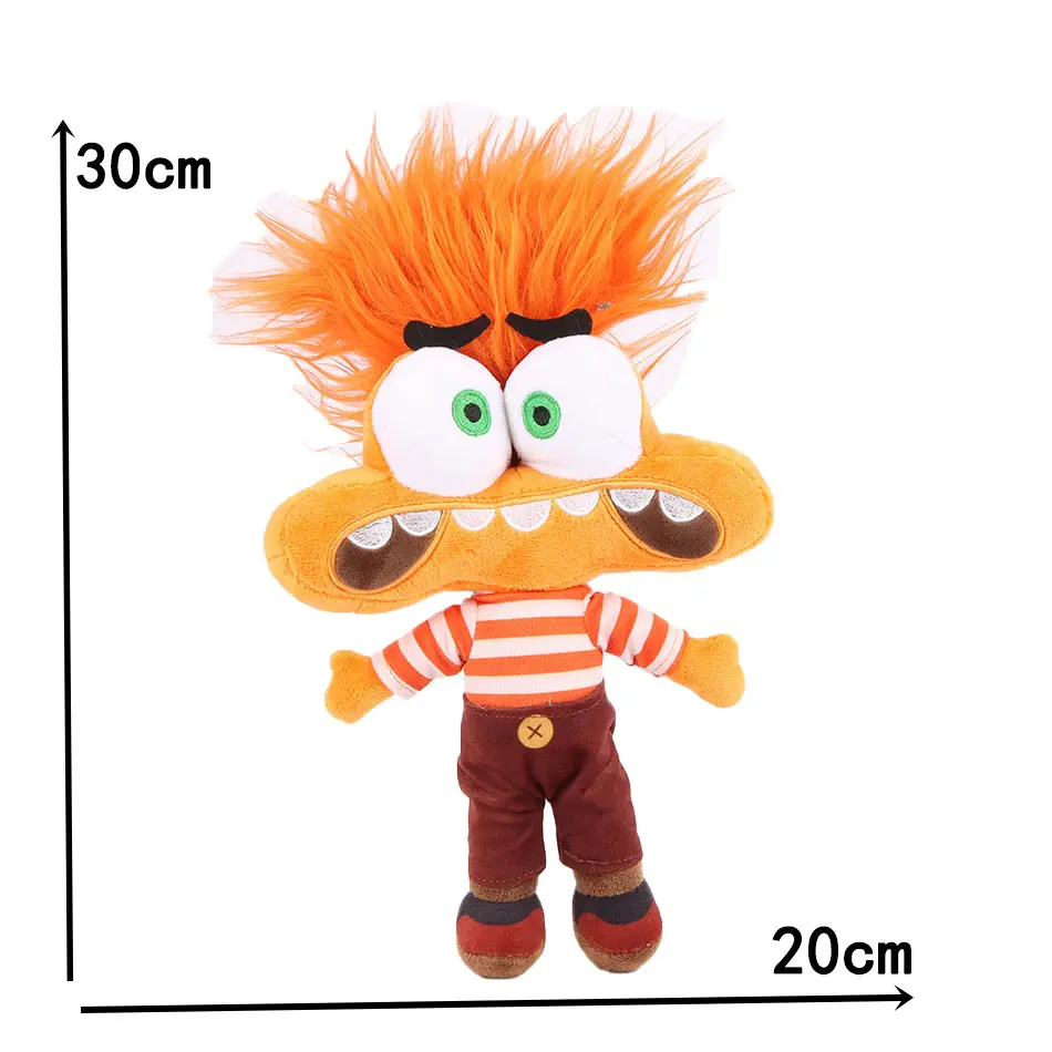 Disney Movie Inside Out 2 Plush Toys Sadness & Joy Cartoon 20cm Plush Toy Dolls Kawaii Children Birthday Gift