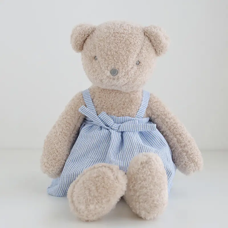 45cm Long Legs Cute Bunny Bear Soft Stuffed Cartoon Animals Dress Rabbit Bears Cuddle Toys Baby Appease Toy Doll For Children