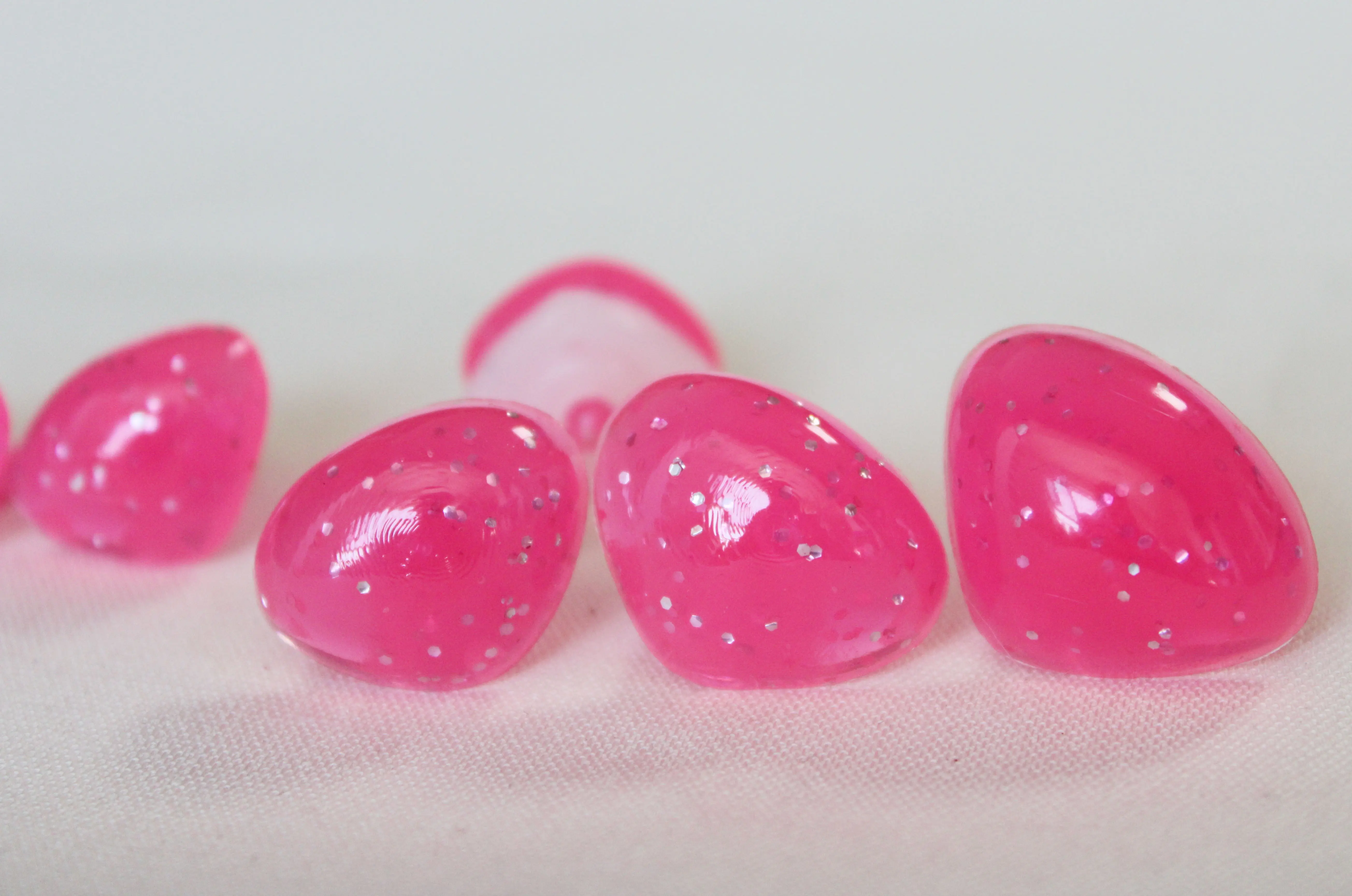 30pcs 15mm to 26mm new style masckaszem customize glitter nose toy safety animal doll nose findings blue pink