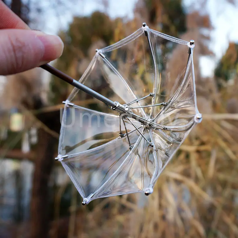 1/6 or 1/12 Scale Mini Transparent Umbrella for Blyth OB11 1/8 BJD Doll Clothes Accessories Toy