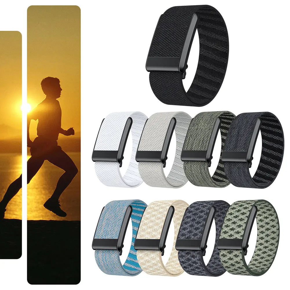 Loop Bands Nylon Fitness Band Breathable Elastic Replacement Strap Adjustable Smart Watch Stretchy Band for Whoop 4.0 Women Men