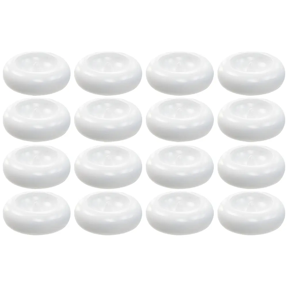 16 Pack 2.87 Inch LED Floating Candle Battery Operated Floating Tealight Flickering Waterproof Tea Light for Pool/Bathtub Decor