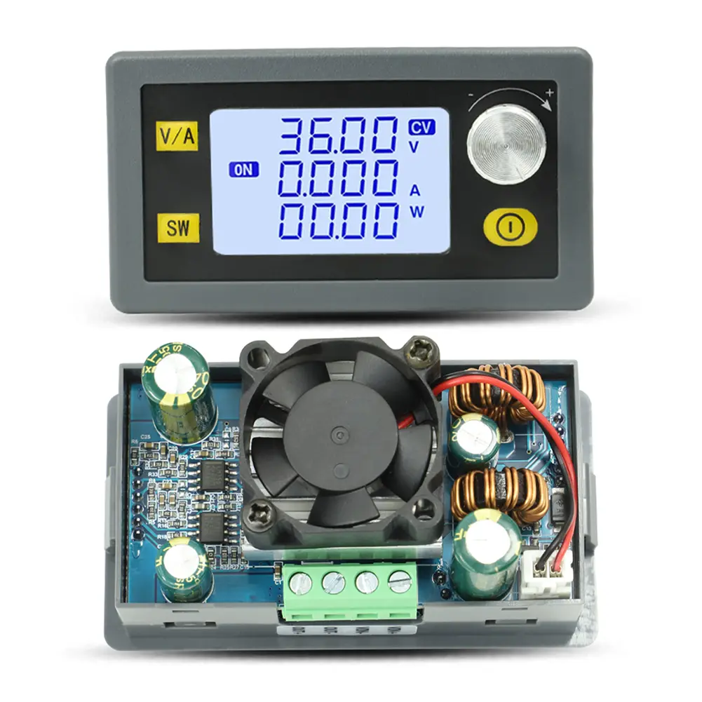 XY-SK80H DC CNC Buck Boost Converter Adjustable with LCD Display DC6-36V 5A 80W Direct Current Stabilized Voltage Power Module