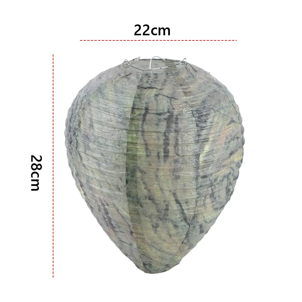 3-10PCS Wasp Nest Decoy Hanging Wasp Nest Non-Toxic Drive Beehive Lantern Wasp Deterrent Lantern Home Yard Supplies