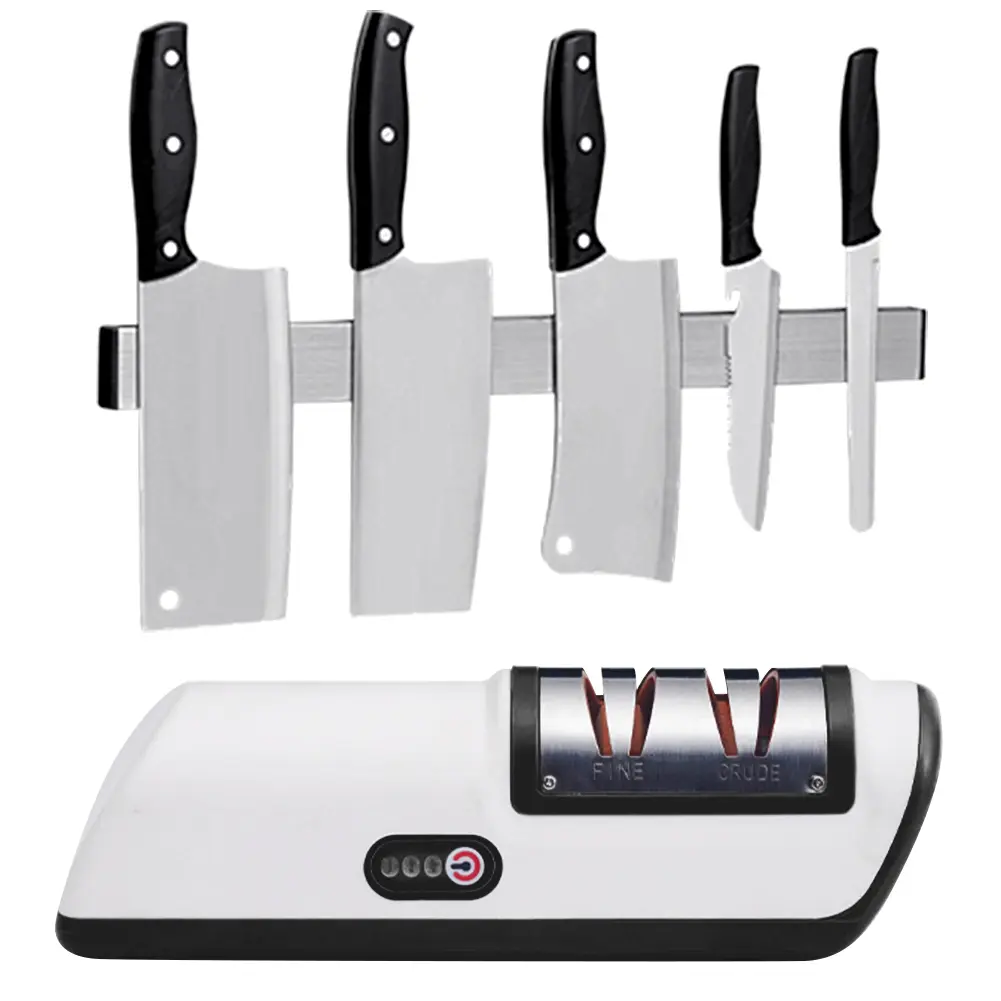 Electric Knife Sharpener Knife Sharpening Station Professional Knife Sharpener Tool Automatic Knife Sharpener for Kitchen Knives