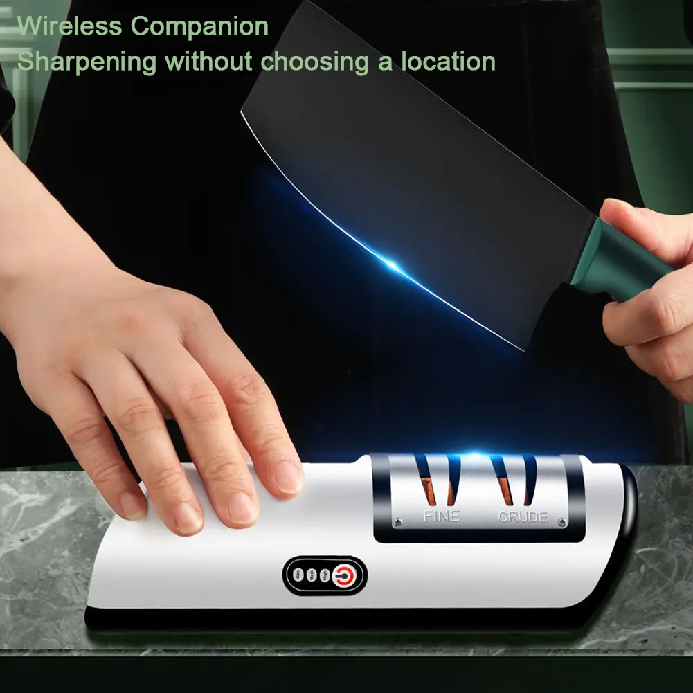 Electric Knife Sharpener Knife Sharpening Station Professional Knife Sharpener Tool Automatic Knife Sharpener for Kitchen Knives
