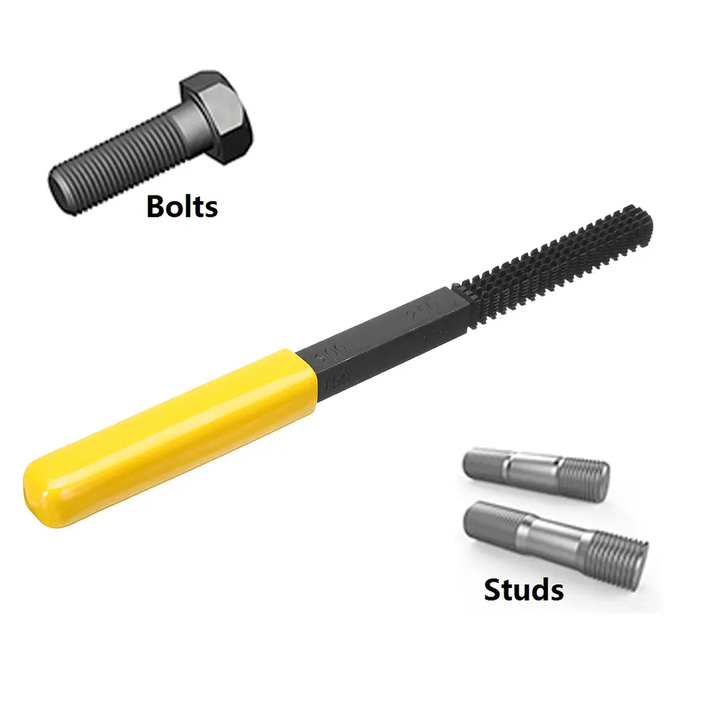 Damaged Screw Thread Repair File Pipe Bolt Teeth Correction Restoration File Tool Rider Mechanics Bike Fixing Tool