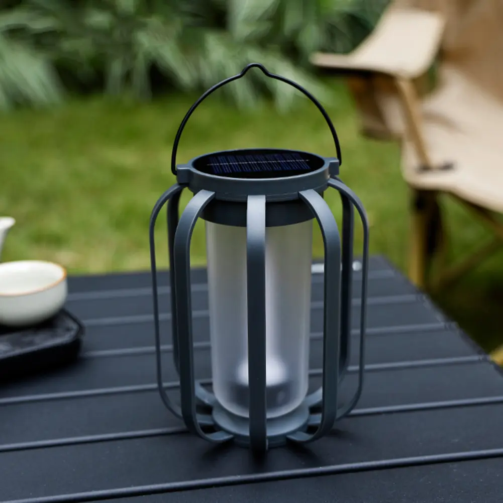Solar LED Portable Landscape Light Waterproof Outdoor Hanging Lights Courtyard Antique Lamp for Yard Garden Patio Porch Decor