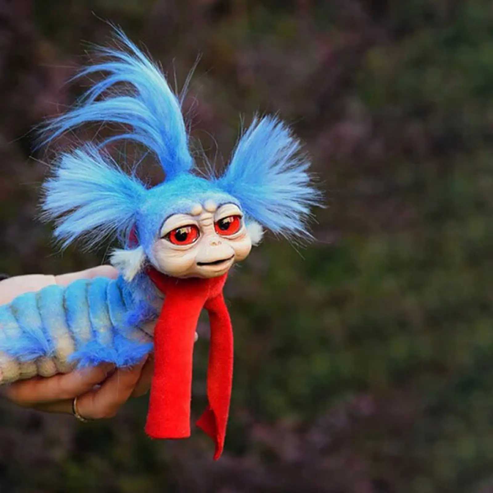 Worm From Labyrinths Handmade Worm Stuffed Toy Funny Present Plush Doll Plush Ornaments Funny Worm Ornaments