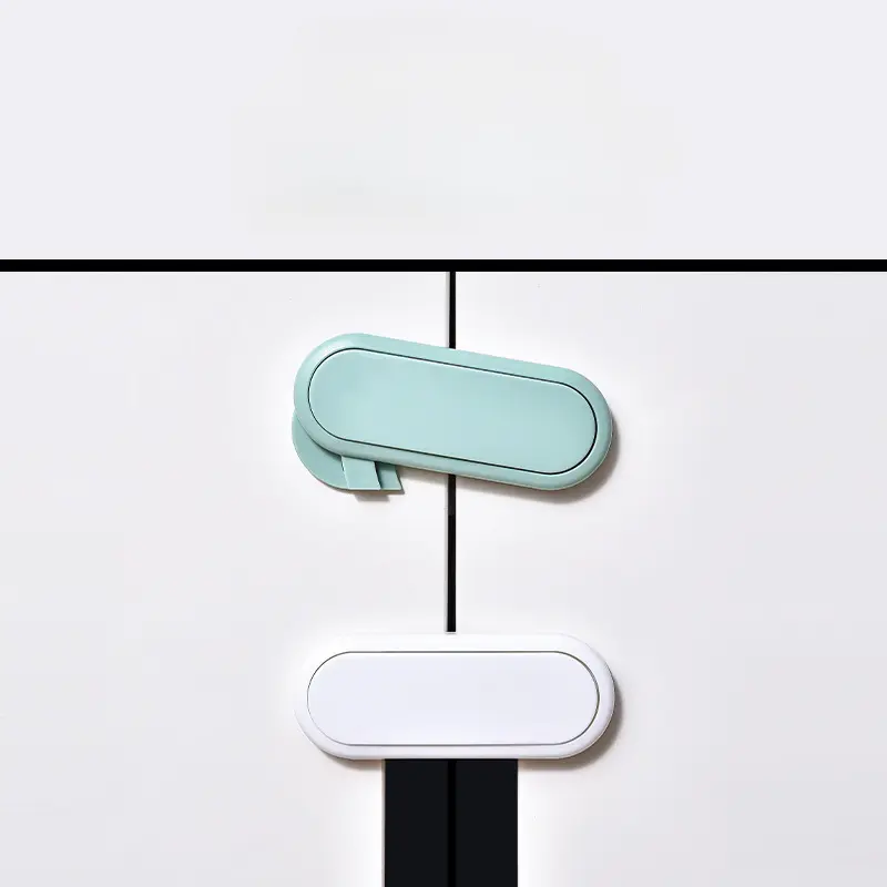 3/5/10Pcs Children's Drawer Safety Latch Cabinet Door Protection Baby Anti Pinch Hand Invisible Lock Opposite Door Wardrobe Lock