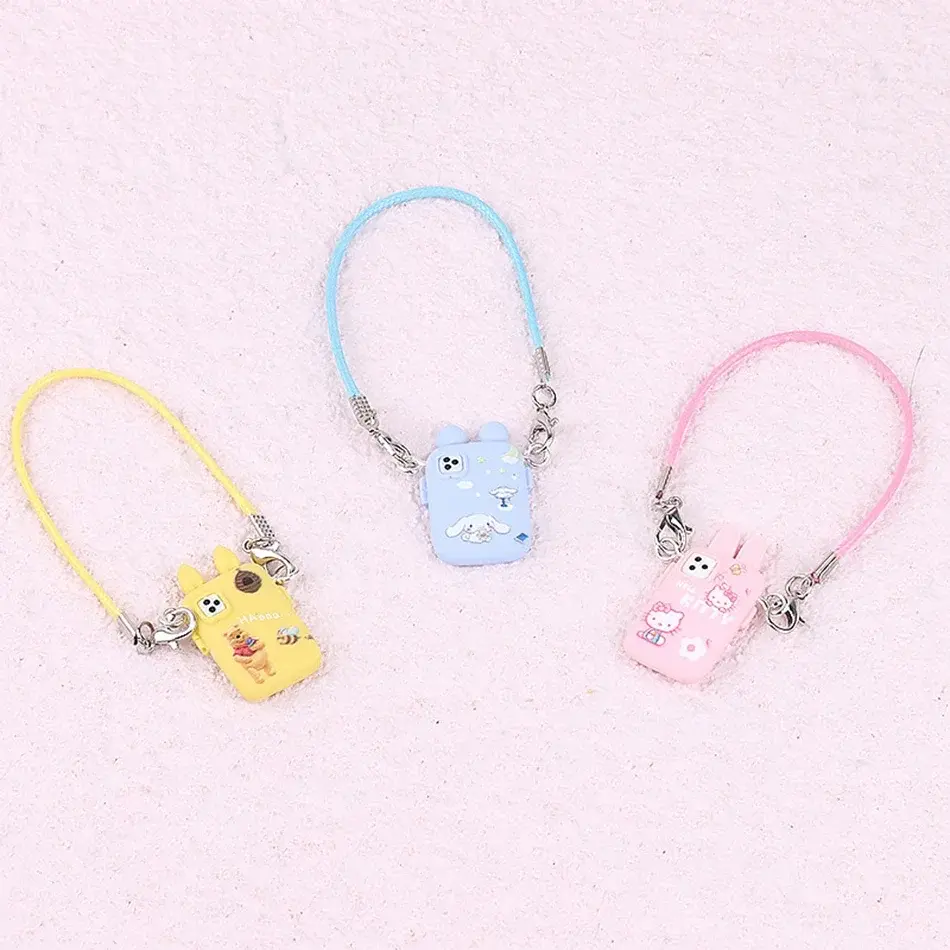 For Labubu Accessories For Crybaby Accessories Cartoon style camera phone Bag Plush Doll Accessories Pendant Fan Birthday Gift