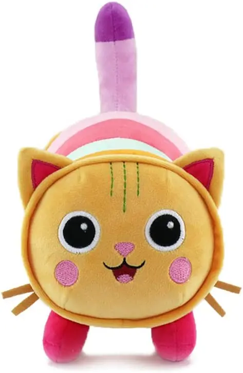 Gabbys Dollhouse Pillow Cat Plush Toys for Kids, Soft Stuffed Animals Plush (Pillow cat)