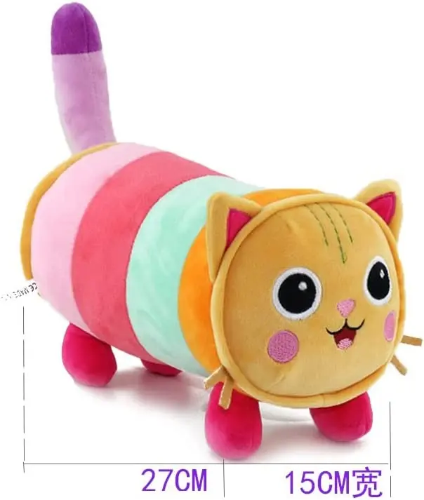 Gabbys Dollhouse Pillow Cat Plush Toys for Kids, Soft Stuffed Animals Plush (Pillow cat)