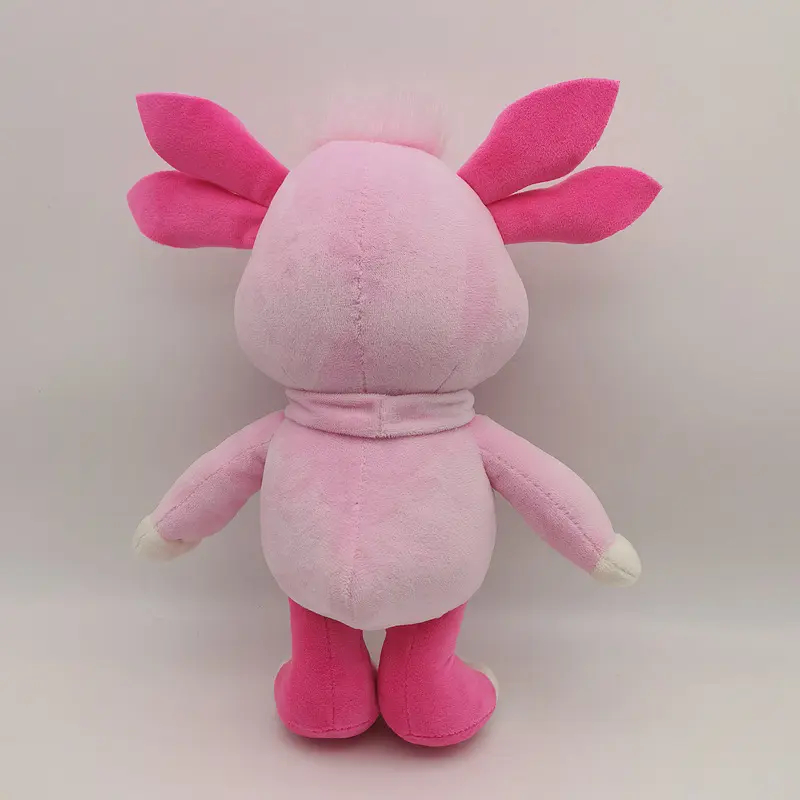 Moonzy Plushies Cartoon Animals Axolotl Dinosaur Stuffed Plushiesies Toys Hobbies Animation Derivatives Soft Smile Doll Kid Gift