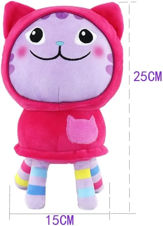 Gabbys Dollhouse Pillow Cat Plush Toys for Kids, Soft Stuffed Animals Plush (Pillow cat)