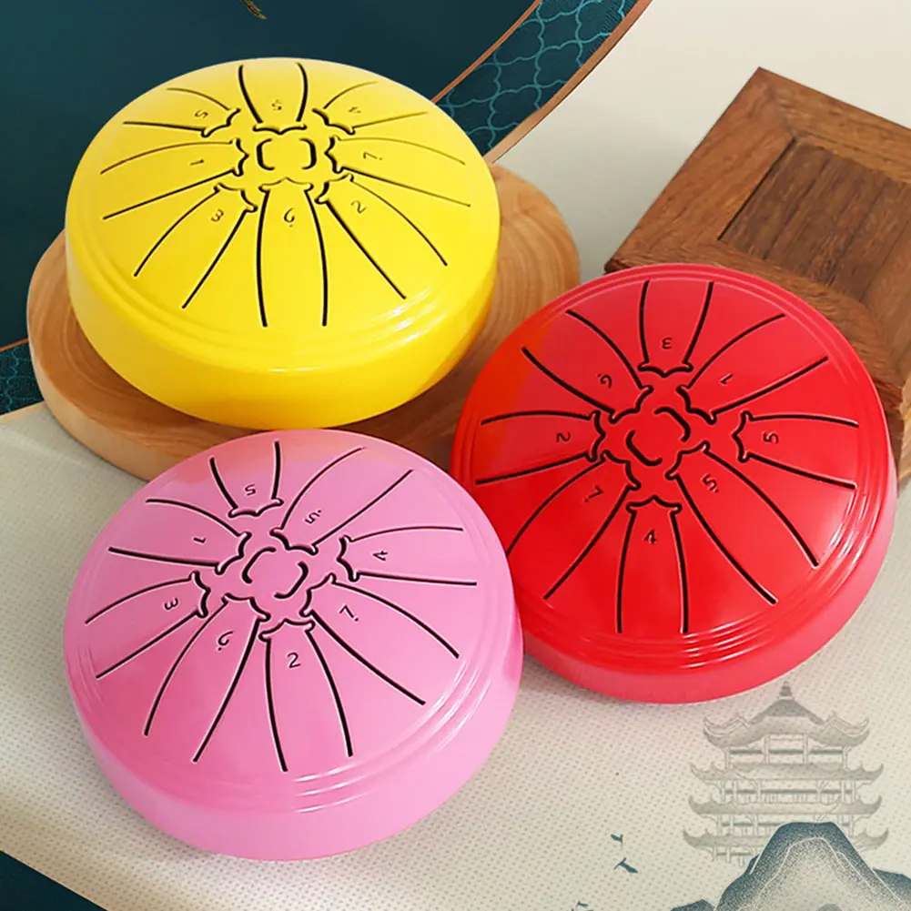 4 Inch 8 Notes Percussion Instruments with Drum Mallet Rain Chime Rain Drum Instrument for Yoga Meditation Unique Gift