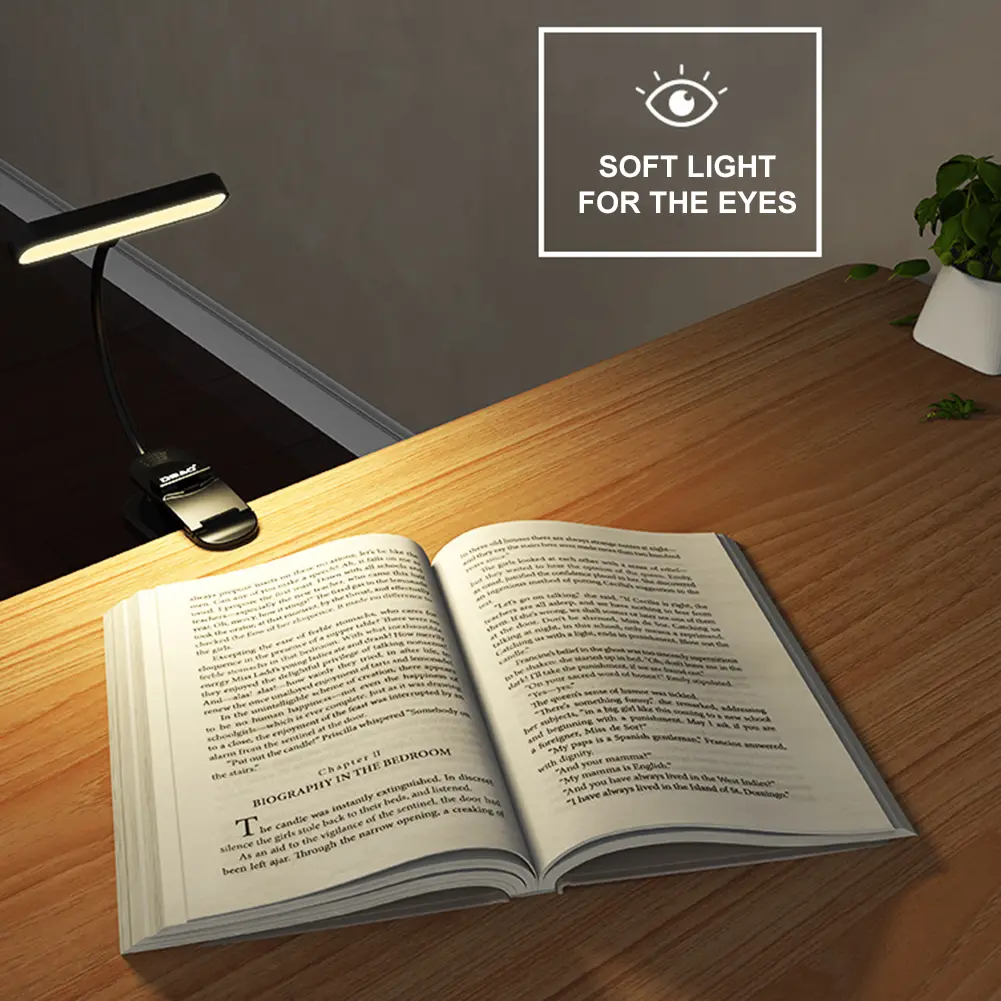 Music Stand Light Adjustable Clip-on Piano Light Touch Control Reading Light 3 Light Color Piano Stand Lamp for Music Sheet