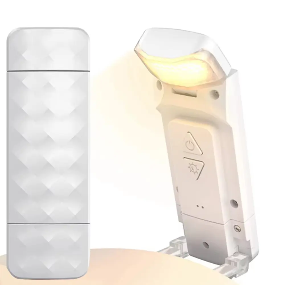 Reading Light 5 Dimmable Brightness Bookmark Night Lamp 180 Degree Rotating Rechargeable Reading Light for Bedroom Study