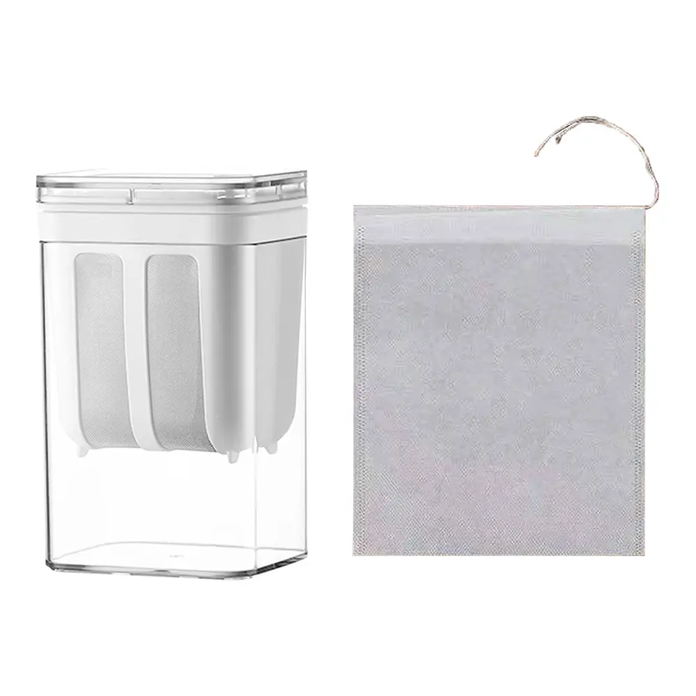 Yogurt Strainer 1100ml Greek Yogurt Machine with Fine Mesh Bag and Lid Whey Separation Tools for Thick Greek Yogurt Soybean Milk