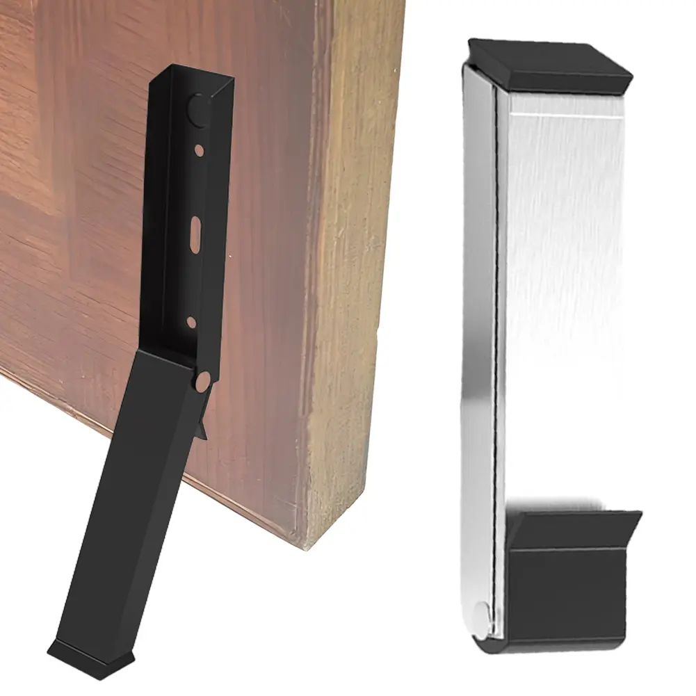 Safety Door Stopper Metal Gate Blocker Door Blocker Easy Pedal Kick Down Door Holder for Home Office