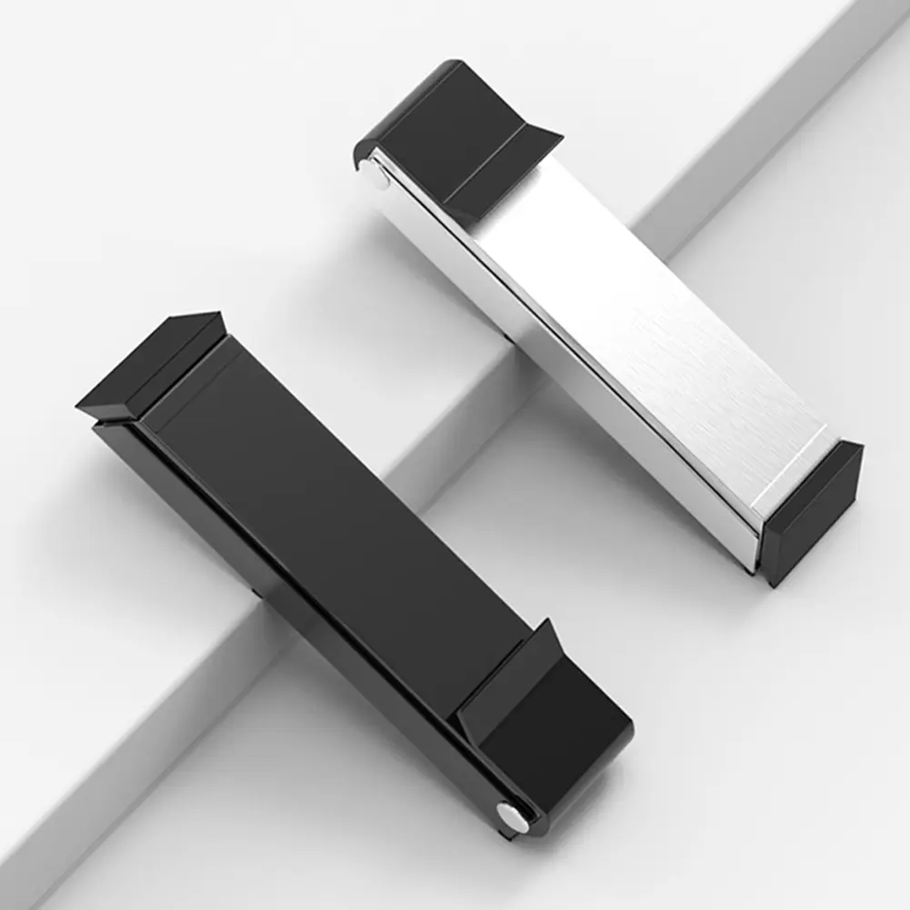 Safety Door Stopper Metal Gate Blocker Door Blocker Easy Pedal Kick Down Door Holder for Home Office