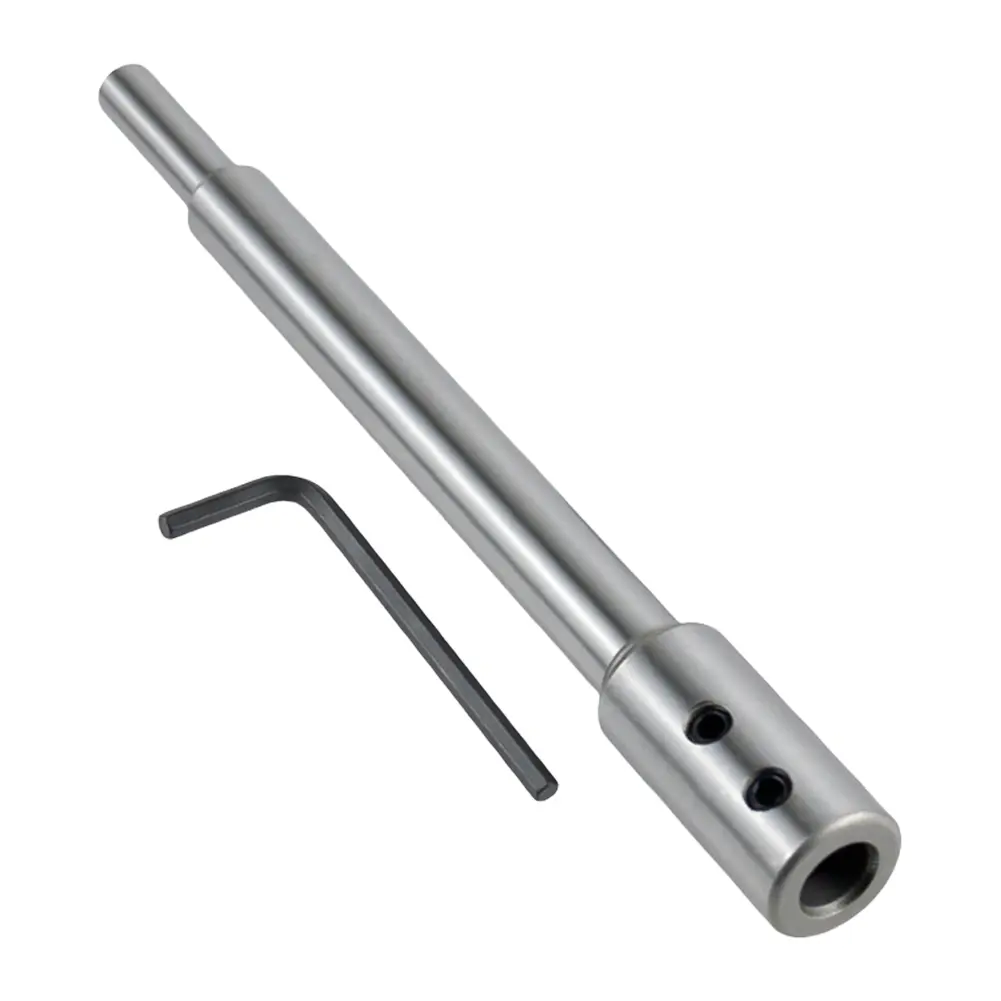 Drill Bit Extender Reusable Woodworking Milling Cutter Bit Extension Chuck Router Bits for Drill Flat-Bottomed Holes