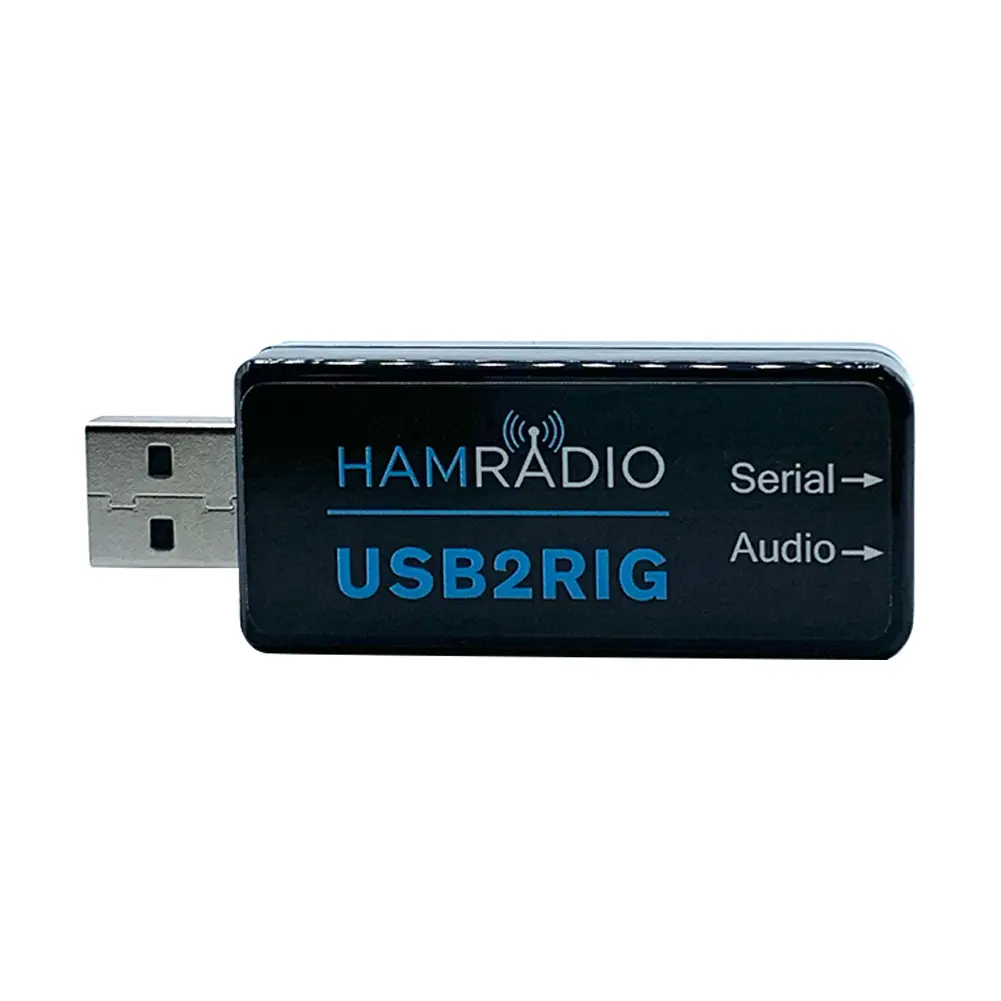USB2RIG Radio USB Sound Card Connector Support PTT with VOX Control USB Sound Adapter Radio Sound Adapter for KENWOOD YAESU ICOM
