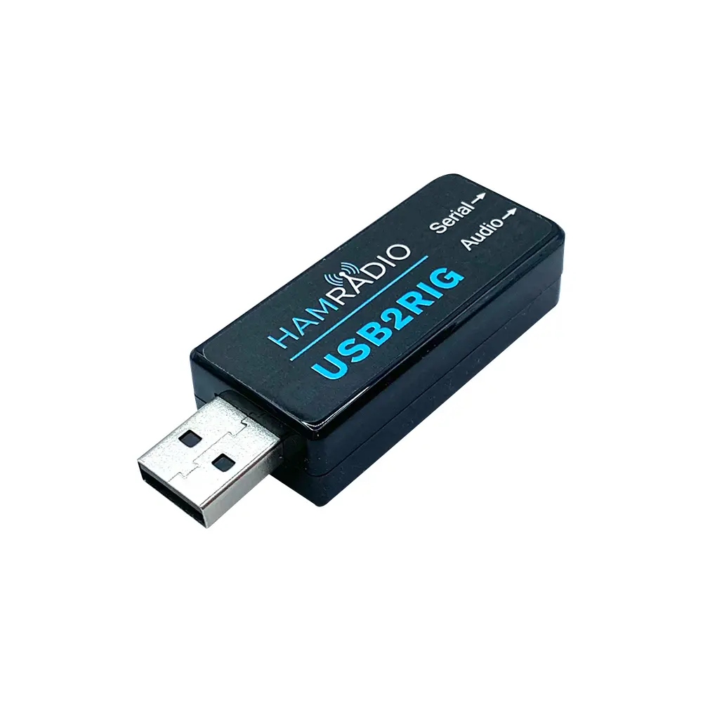 USB2RIG Radio USB Sound Card Connector Support PTT with VOX Control USB Sound Adapter Radio Sound Adapter for KENWOOD YAESU ICOM