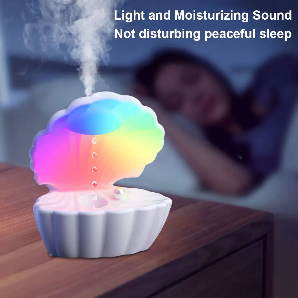 Shell Anti Gravity Humidifier Air Humidifier BT Speaker Cool Mist Humidifier for Bedroom/Baby Nursery/Living Room