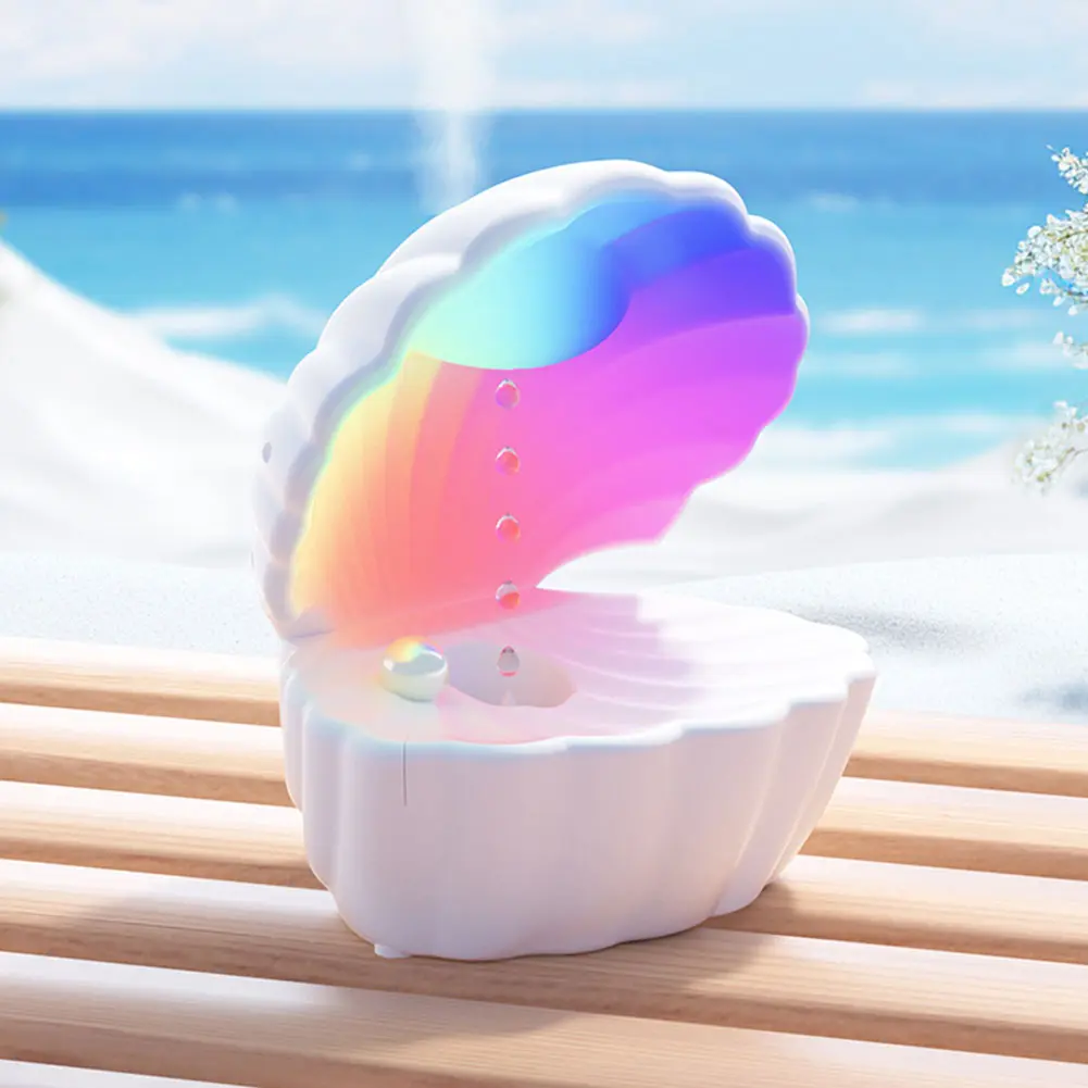 Shell Anti Gravity Humidifier Air Humidifier BT Speaker Cool Mist Humidifier for Bedroom/Baby Nursery/Living Room