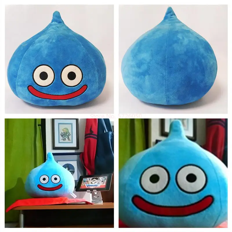 22-30cm Game Dragon Quest Smile Slime Plush Toys Cartoon Anime Plush Stuffed Toys Baby Kids Birthday Gift Home Decor Child Gift