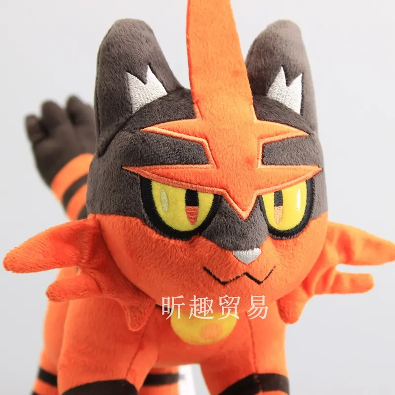 30cm Pokemon Sun and Moon Anime Torracat Plush Toys Cartoon Monster Plush Doll Soft Stuffed Torracat Doll Birthday Gift For Boys