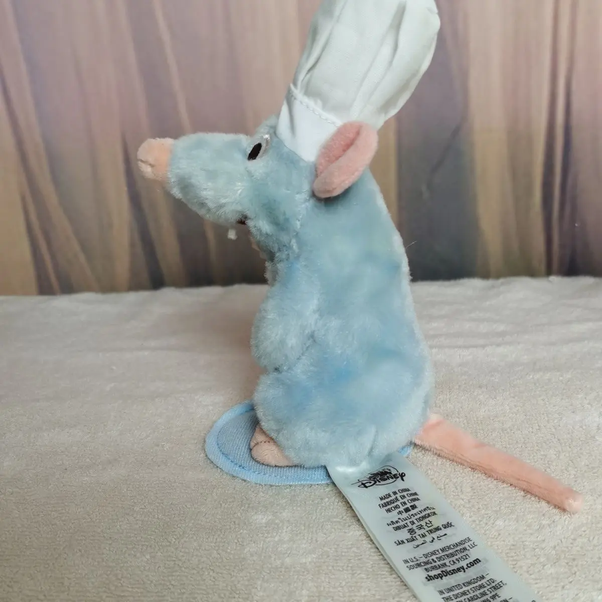 15cm Anime Disney Ratatouille Chef Remy Magnetic Plush Toy Room Decora Doll Kids Shoulder Plush Doll Decoration Toys Gifts