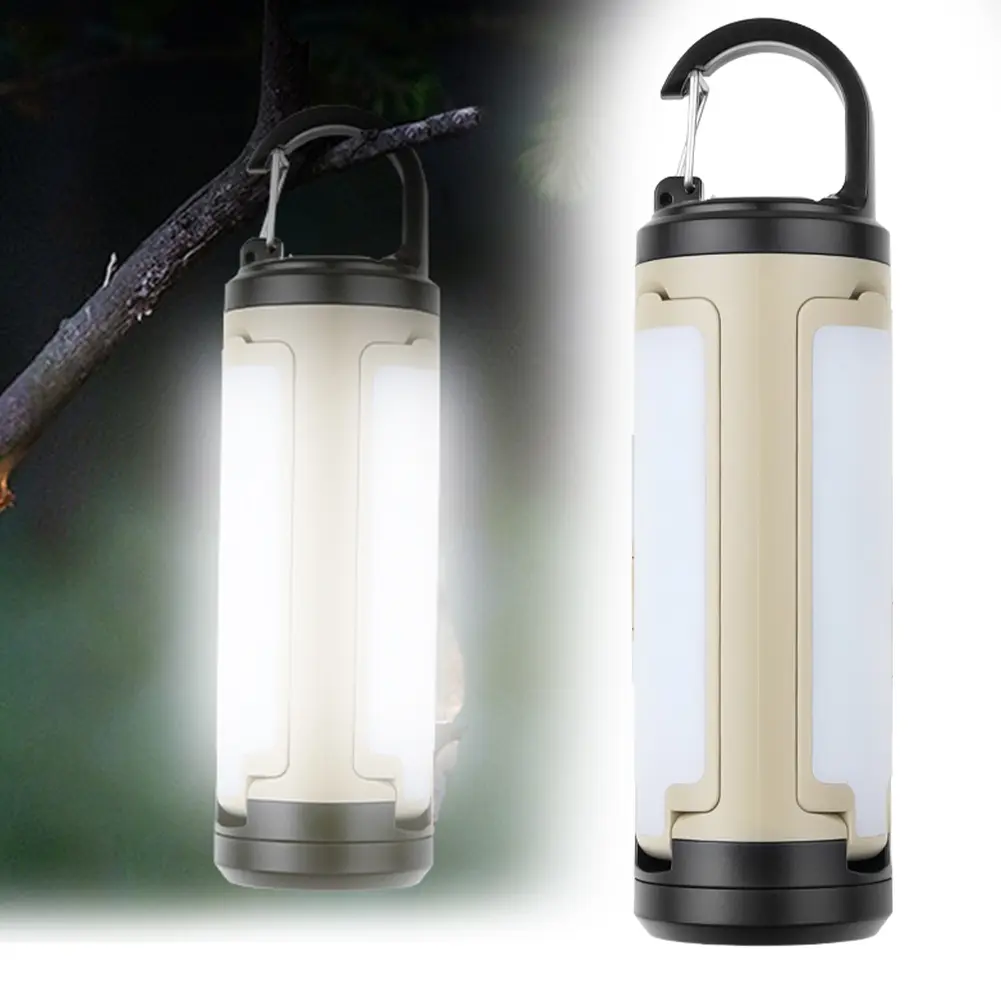 Foldable Outdoor Hanging Camping Lantern 6 Modes Portable Camping Lamp Camping Emergency Flashlight for Camping Hiking Fishing