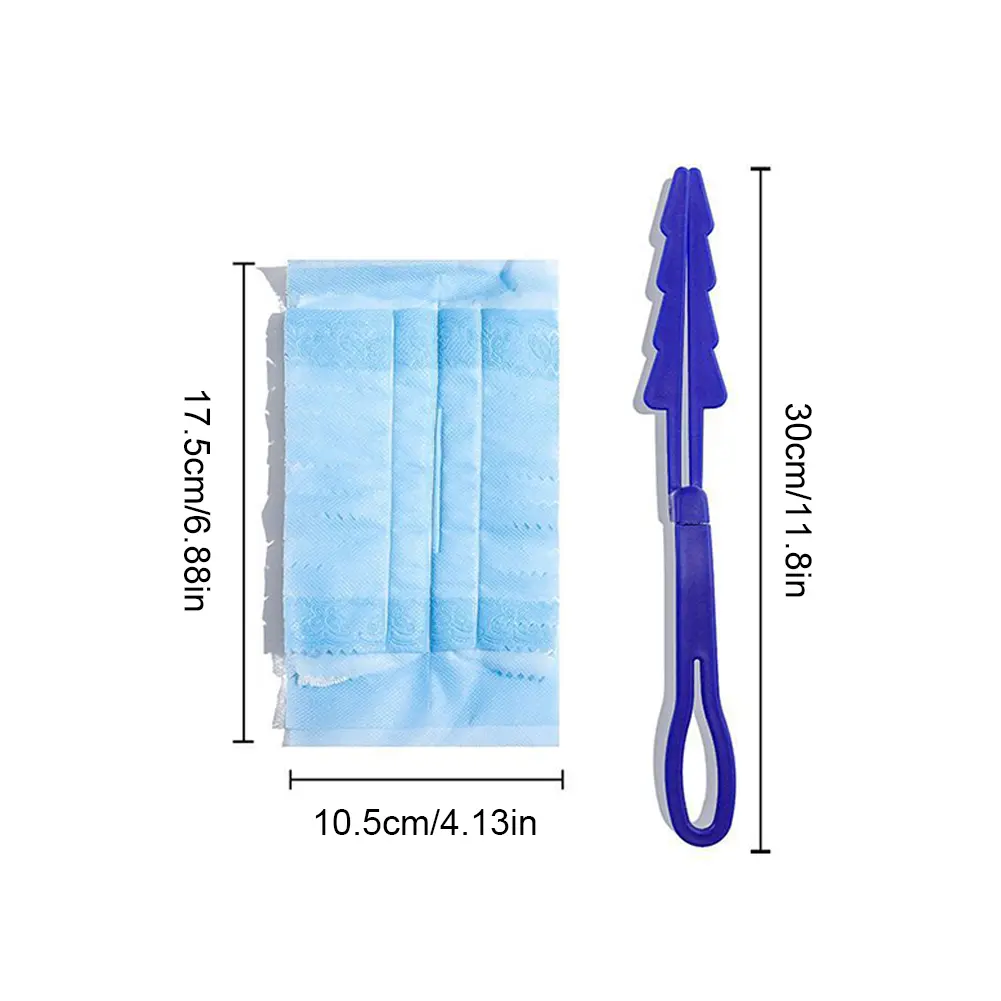 Disposable Duster Long/Short Handle Microfiber Duster Multifunction Disposable Duster Refills Duster Handle for Home Office