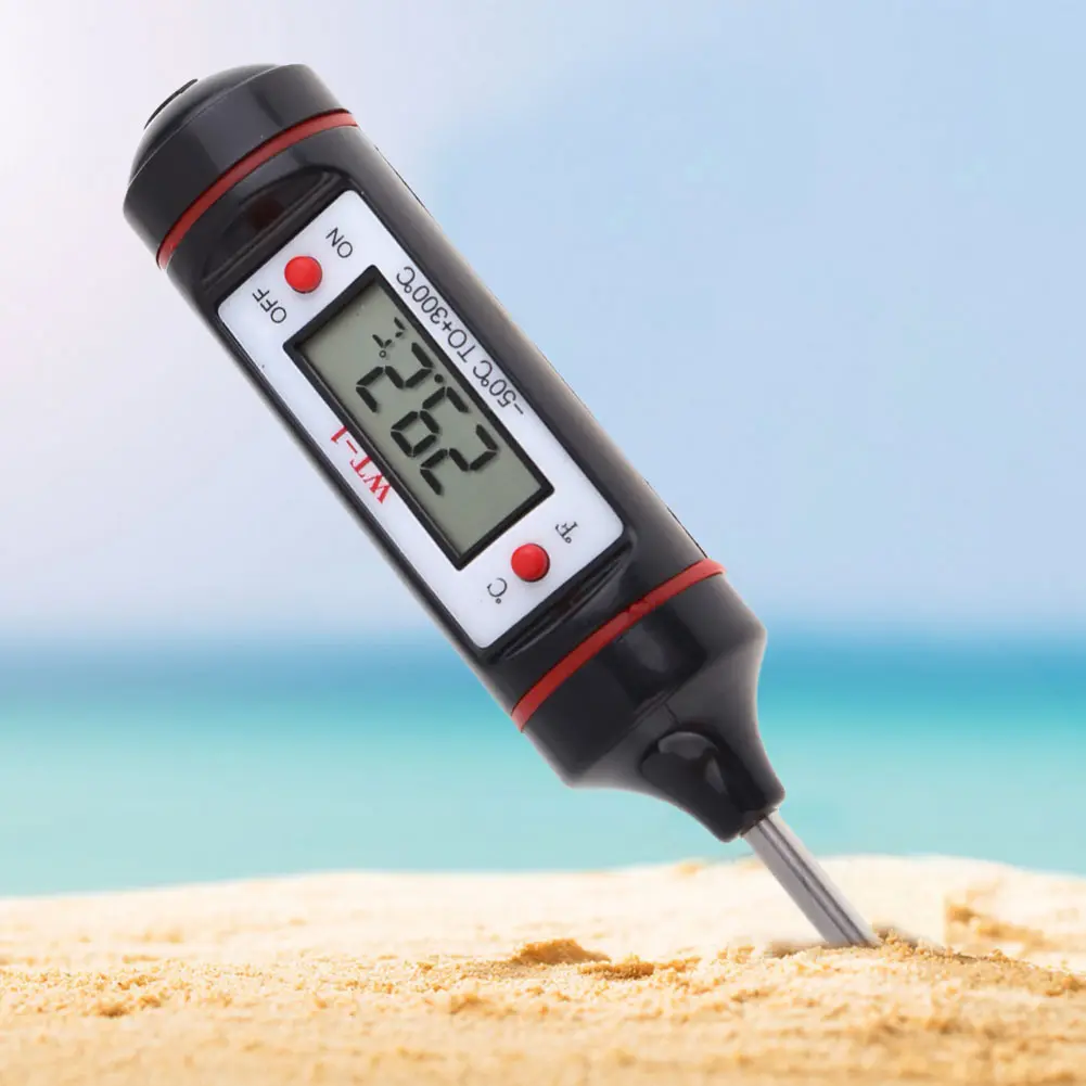 3-10PCS Electronic Cooking Thermometer Digital Liquid Barbecue Thermometer Adjustable Equipment for Laboratory Factory