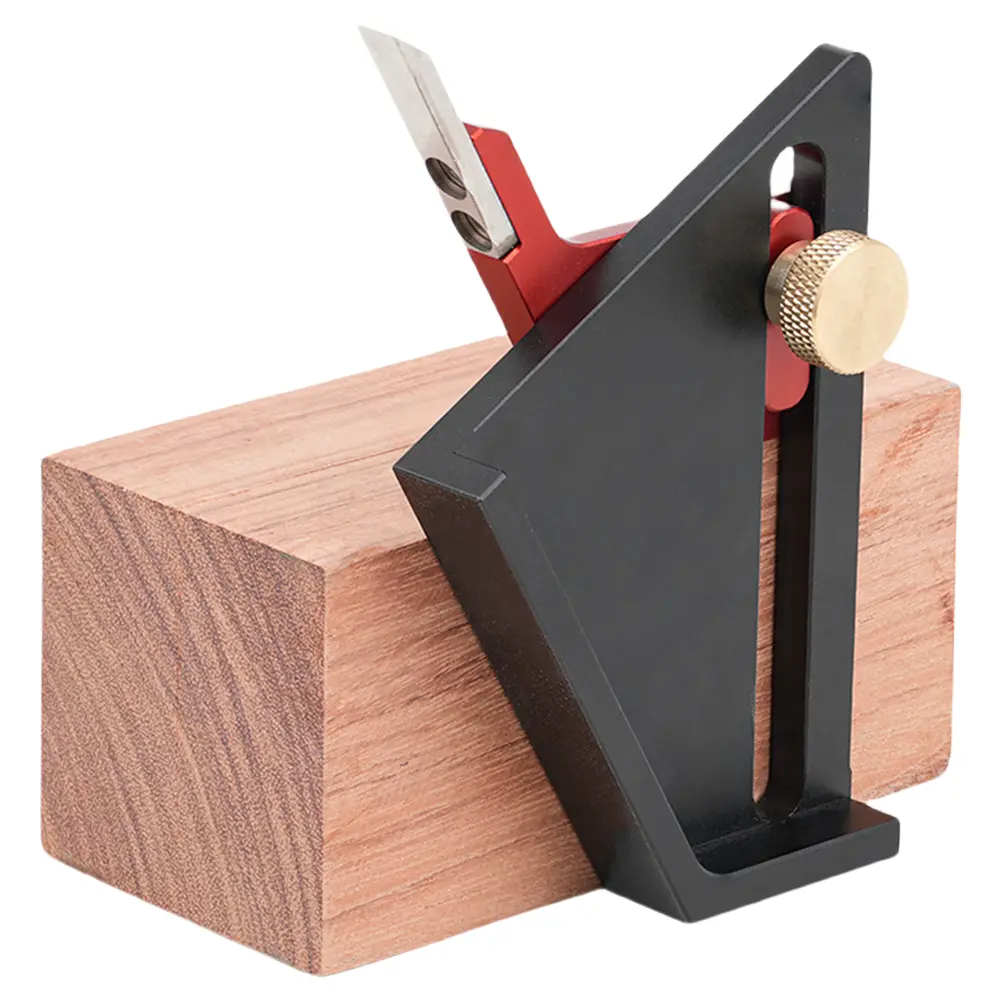 Depth Gauge Portable Aluminum Alloy Altimeter Multi-Function Height/Depth Measuring Tool for Saw Blades and Router Bits
