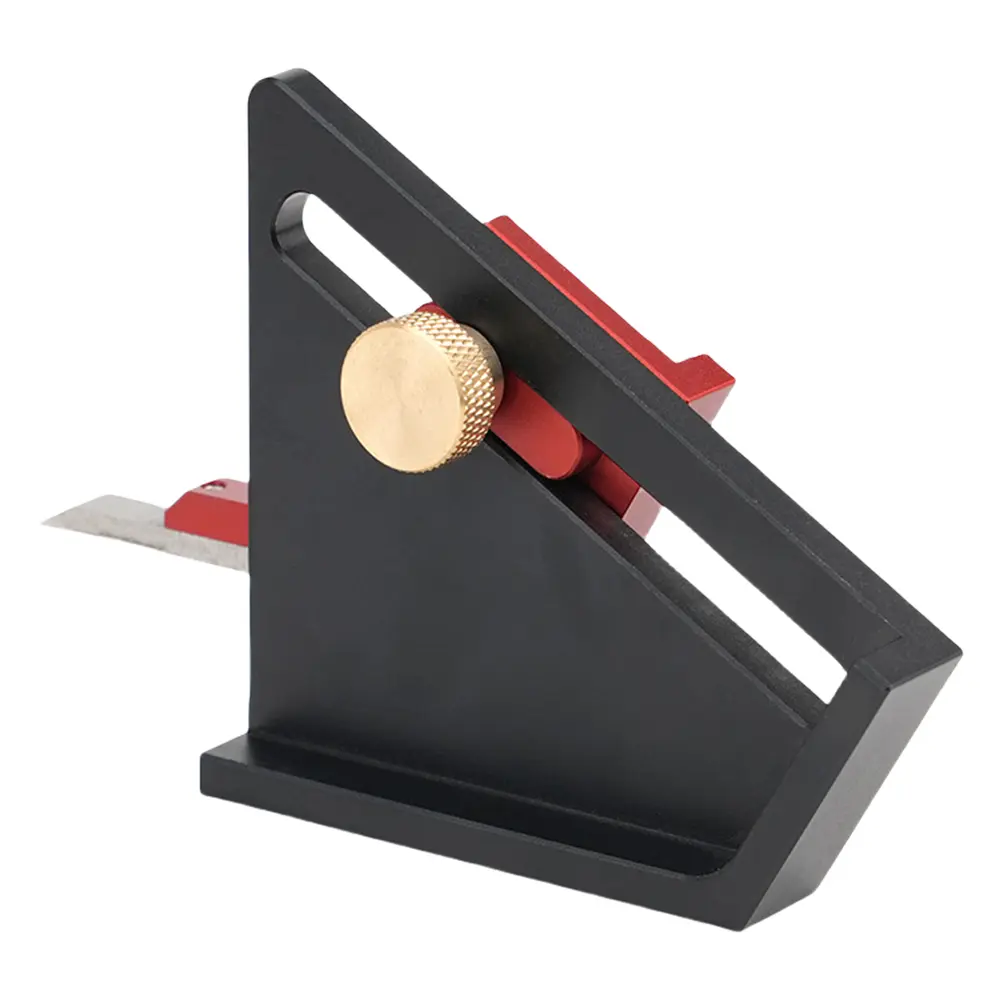 Depth Gauge Portable Aluminum Alloy Altimeter Multi-Function Height/Depth Measuring Tool for Saw Blades and Router Bits