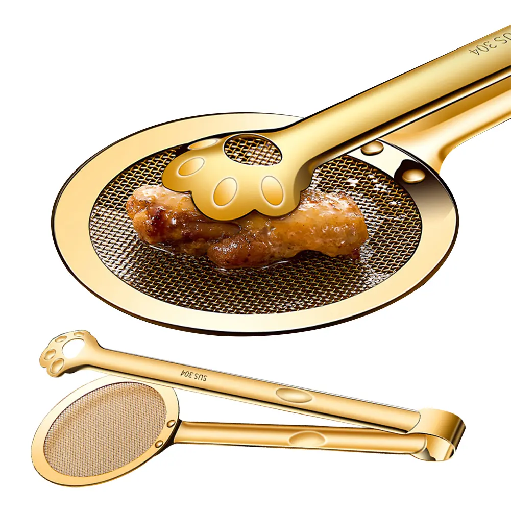 Oil draining net clamp