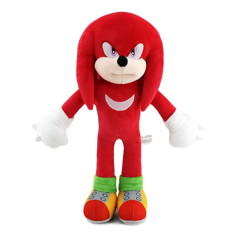 30cm Anime Game Rouge the Bat Knuckles the Echidna Plush Toys Stuffed Plush Doll Cartoon Toys Kids