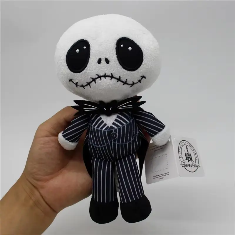 1piece Disney Tim Burton’s Nightmare Before Christmas Sally and jack Plush Toys Halloween Gifts Valentines Gift