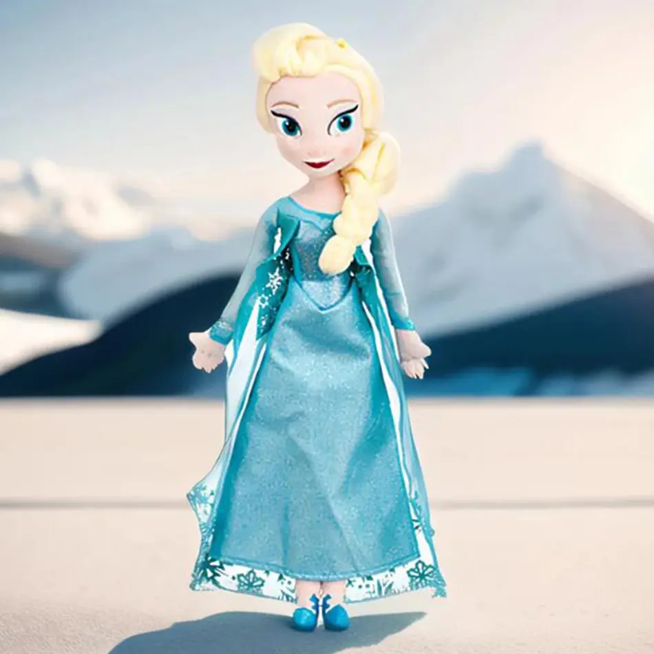 40-50CM Frozen Anna Elsa Dolls Snow Queen Princess Anna Elsa Doll Toys Stuffed Frozen Plush Kids Toys Birthday Christmas Gift