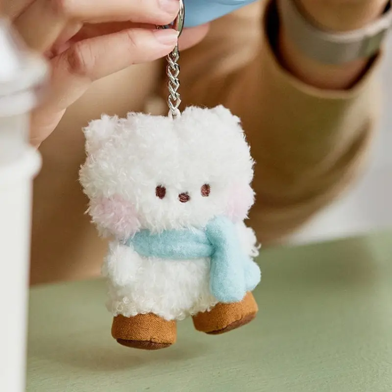 Anime Kawaii BOOTS Mini Minini Cooky Scarf Snow Boots Plush Doll Tata Chimmy Bag Pendant Cute Keychain Decoration Girls Gift Toy